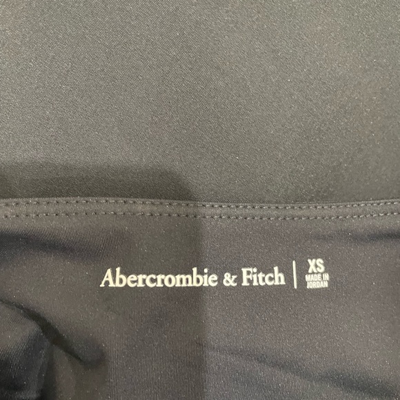 Abercrombie & Fitch Black Mini Athletic Tennis Dress Pockets XS - Picture 8 of 9